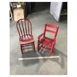 Red Kid Chairs