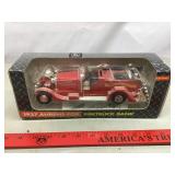 1937 Ahrens-Fox Fire Truck Bank