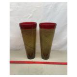 Two Glass Vases