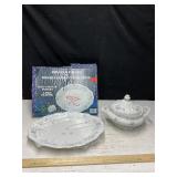 Johann Haviland Lg Platter & Cover Bowl