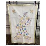 Hand & machine stitched blanket 35x60