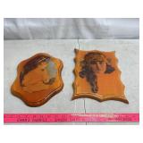 Vintage Wood Wall Hangers