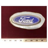 Ford Emblem on Metal