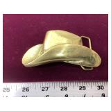 Cowboy Hat Belt Buckle