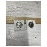 2 Canadian 50 Cent Coins, see photos