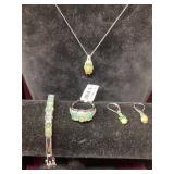 Beautiful Jewelry Set Stamped 925