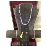 Bracelets, Necklace & 1 Pair Pierced Errings