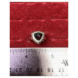 Ring w/ Red Stones Stamped 925