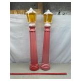 Two Blow Mold Lights Broke