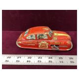 Marx Tin Wind Up Fire Dept Chief Car