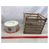 Egg Crate and Cake Carrier