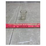 Elliottï¿½s Pharmacy Glass Medicine Cup