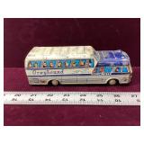 Japan Tin Toy Greyhound Bus Scenic Cruiser