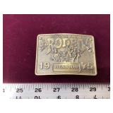 NFR Hesston 1975 Belt Beckle