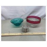 Glass Bowls and Coasters