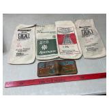 Shot bags, leather wallet