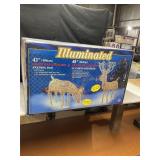 Illuminated Animated Christmas Deer, NIB