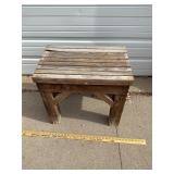 Wood Table 21ï¿½x24ï¿½x15.5ï¿½