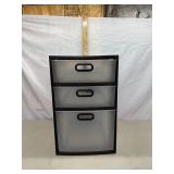 Three Drawer Storage Bin