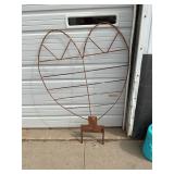 Metal Garden Heart 66ï¿½x44ï¿½