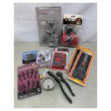 Multimeter, grinding stones, rasp file set, more
