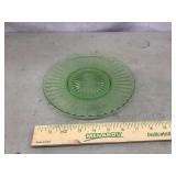 Ribbed glass uranium plate