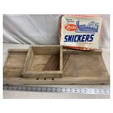 Vtg Cabbage Slicer & empty Snickers box