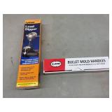 NIB lead dipper, bullet mold handles