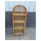 Wicker Shelf 63ï¿½x24ï¿½x26ï¿½