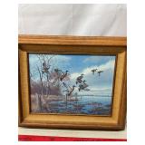 Oil on Canvas, repro. ï¿½Alarmedï¿½ by David Maass