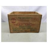Remington arms Co wood crate 14x10x9