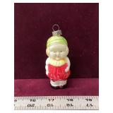 Vintage Mercury Glass Christmas Ornament