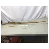 Fishing poles and Bow