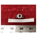 Blue Stone Menï¿½s Ring see description