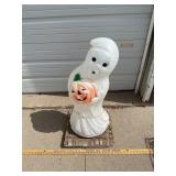 Blowmold Ghost and Pumpkin Powers On