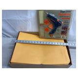 Lg Brown Envelopes & Hot Glue Gun (NIB)
