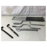 Tire removal tools,speed wrench, pry bars,pliers