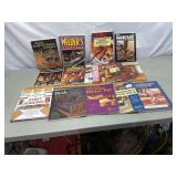 Woodworking books and a welding book