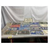 Assortment Of Kansas License Plates
