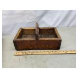 Primitive wooden Caddy-Cobbler box 12ï¿½ x 7 1/2ï¿½