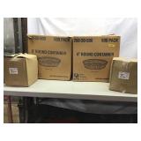 8ï¿½ aluminum containers with cardboard lids