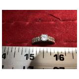 Leaf Band Sterling Ring