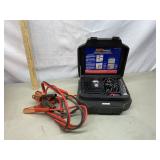 12 volt air compressor & jumper cables. Untested