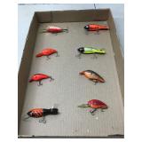 Assortment of fishing lures