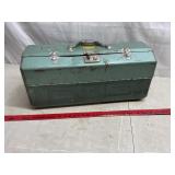 Vtg Grip Loc metal tackle or tool box
