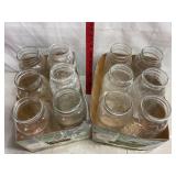 12 Mason jars Half Gallon