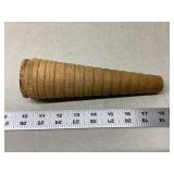 8ï¿½ Antique Wooden Textile Bobbin