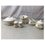 Treasure Craft Wildflower/Poppy stoneware