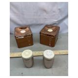 Vtg BeautyWare coffee n tea tins. West Bend