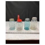 Vtg Jars Atlas, P&G, Mason